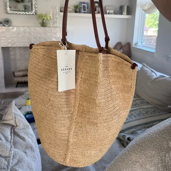 NWT Sezane Romie Basket Bag - Picture 3 of 3